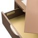 Portrait Sienna Brown 2 Drawer Nightstand with LED
