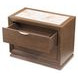 Portrait Sienna Brown 2 Drawer Nightstand with LED