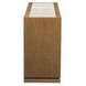 Portrait Sienna Brown Panel Bedroom Set with LED and USB Charging
