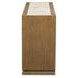 Portrait Sienna Brown Panel Bedroom Set with LED and USB Charging
