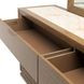 Portrait Sienna Brown 6 Drawer Dresser with LED