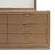 Portrait Sienna Brown 6 Drawer Dresser with LED