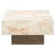 Portrait Sienna Brown and Creamy Peach Rectangular Occassional Table Set