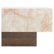 Portrait Sienna Brown and Creamy Peach Rectangular Cocktail Table