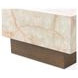 Portrait Sienna Brown and Creamy Peach Rectangular Cocktail Table