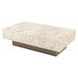 Portrait Sienna Brown and Creamy Peach Rectangular Occassional Table Set