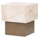 Portrait Sienna Brown and Creamy Peach Rectangular Occassional Table Set