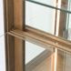 Portrait Sienna Brown 2 Door Display Cabinet with LED