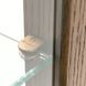 Portrait Sienna Brown 2 Door Display Cabinet with LED
