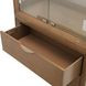 Portrait Sienna Brown 2 Door Display Cabinet with LED