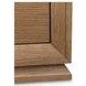 Portrait Sienna Brown 2 Door Display Cabinet with LED