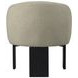 Valdez Beige Boucle Barrel Back Accent Chair