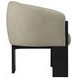 Valdez Beige Boucle Barrel Back Accent Chair