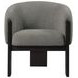 Valdez Mushroom Boucle Barrel Back Accent Chair