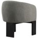 Valdez Mushroom Boucle Barrel Back Accent Chair