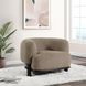 Lawler Brown Boucle Barrel Back Accent Chair