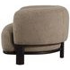 Lawler Brown Boucle Barrel Back Accent Chair