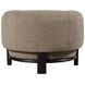 Lawler Brown Boucle Barrel Back Accent Chair