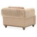 Portrait Toffee Upholstered Accent Chair with Pillow