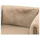 Portrait Toffee Upholstered Accent Chair with Pillow