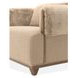 Portrait Toffee Upholstered Accent Chair with Pillow