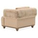 Portrait Toffee Upholstered Accent Chair with Pillow