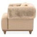 Portrait Toffee Upholstered Accent Chair with Pillow