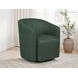Mossbrook Green Upholstered Swivel Chair