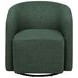 Mossbrook Green Upholstered Swivel Chair