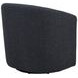 Mossbrook Anthracite Upholstered Swivel Chair