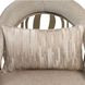 La Rachelle Lustre Upholstered Flame Accent Chair with Pillow