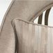 La Rachelle Lustre Upholstered Flame Accent Chair with Pillow