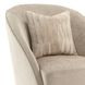 La Rachelle Lustre Upholstered Swivel Accent Chair with Pillow