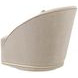 La Rachelle Lustre Upholstered Swivel Accent Chair with Pillow