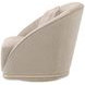 La Rachelle Lustre Upholstered Swivel Accent Chair with Pillow