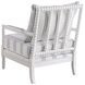 Blanchett White And Navy Accent Chair