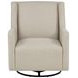 Sorrel Latte Upholstered Swivel Glider Chair