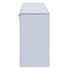 Noralie Silver and Gray 3 Drawer Vanity Desk