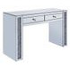 Noralie Silver and Gray 3 Drawer Vanity Desk
