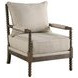 Blanchett Beige And Natural Accent Chair