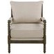 Blanchett Beige And Natural Accent Chair