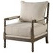 Blanchett Beige And Natural Accent Chair