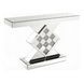 Noralie Silver and Gray Rectangular Console Table