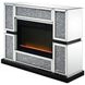 Noralie Silver and Gray 48" Fireplace