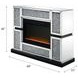 Noralie Silver and Gray 48" Fireplace
