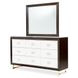 Belmont Place Espresso Dresser and Mirror