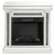 Noralie Silver and Gray 28" Fireplace