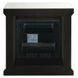 Noralie Silver and Gray 28" Fireplace