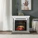 Noralie Silver and Gray 28" Fireplace
