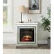 Noralie Silver and Gray Fireplace